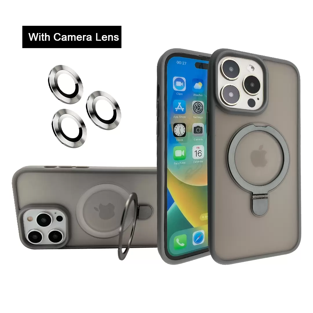 iPhone 14 Pro MagSafe Cam Smoke Kickstand Gray